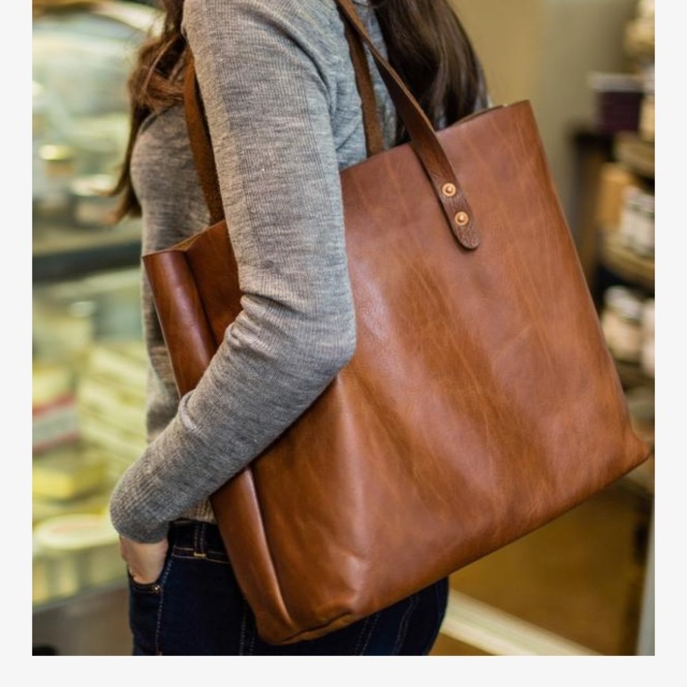 COPY - Whipping post leather tote